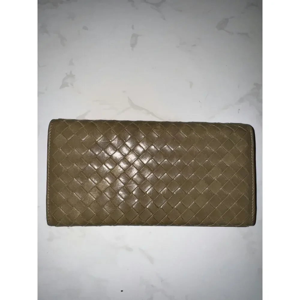 Bottega Veneta Intrecciato Long Wallet - Good Condition